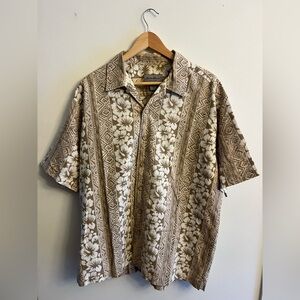 NWOT Eddie Bauer Baja Hawaiian Shirt LARGE
